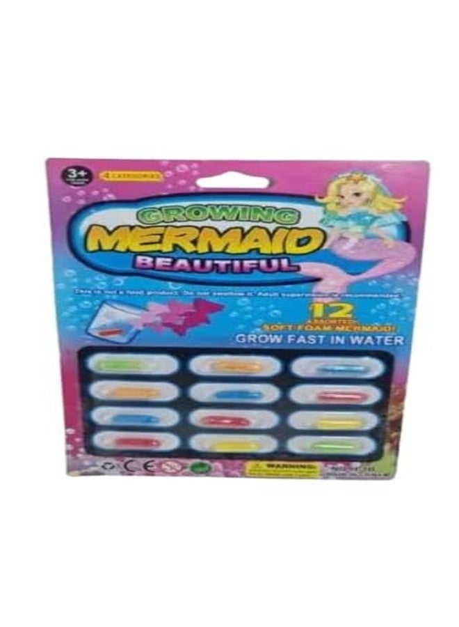 FULLFILLS Water Grow Foam Mermaid Magic Capsule 12 Magic Tricks - Image 1